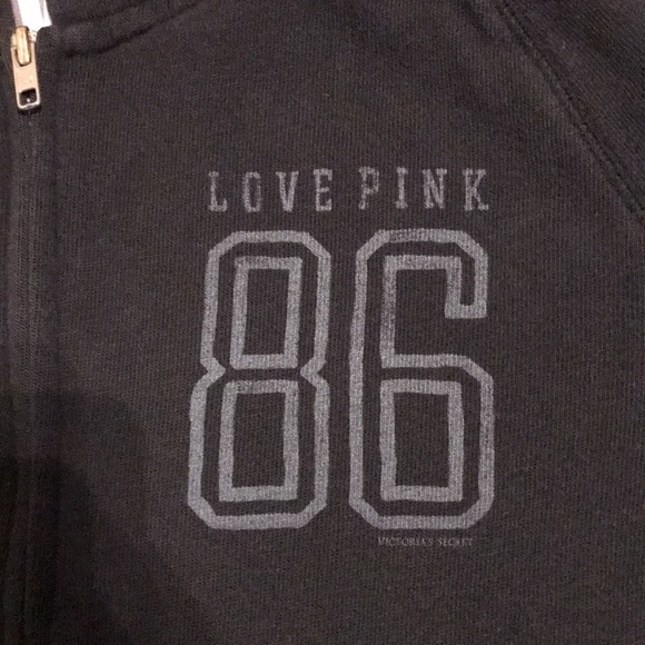 Pink - Hoodie - black and gray - size M - Picture 2 of 6